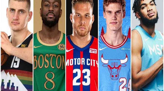 As 5 melhores designs de jersey da NBA