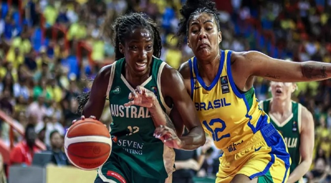 Brasil estreia com derrota para a Austrália no Pré-Olímpico Feminino de Basquete