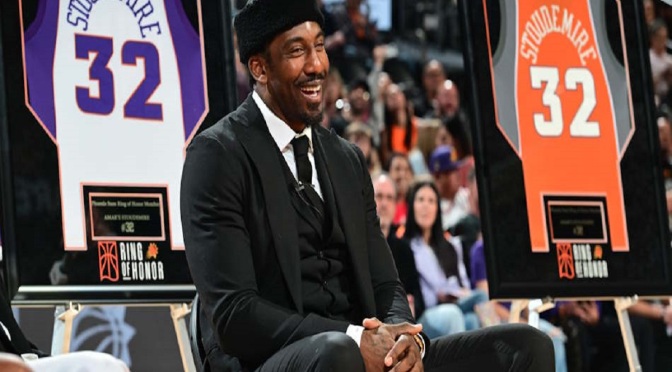 Phoenix Suns aposenta a camisa de Amar’e Stoudemire